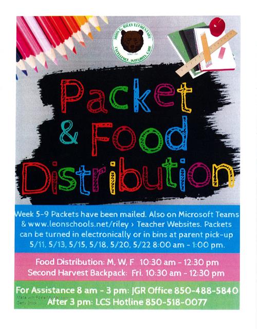 Packet and Food Distribution 